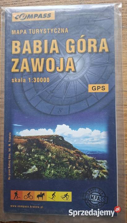 Babia Góra Zawoja 1 30 000 GPS Compass mapa ISBN 8389165090
