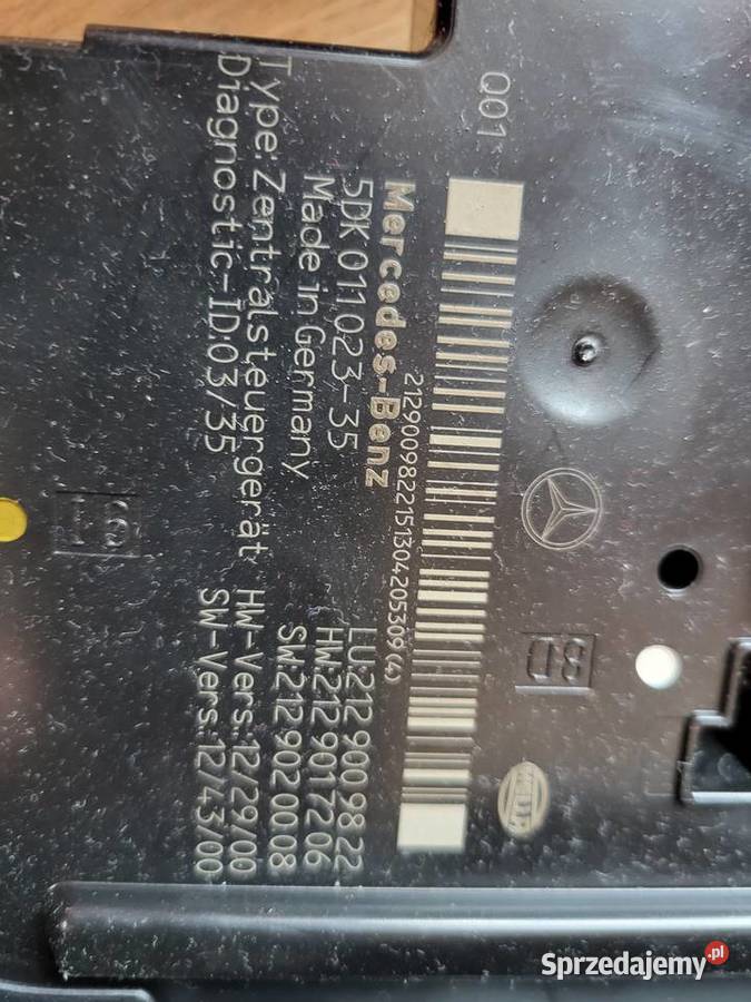 Sterownik SAM Mercedes Orginalny 2129009822 osobowe Pozostałe Żywiec
