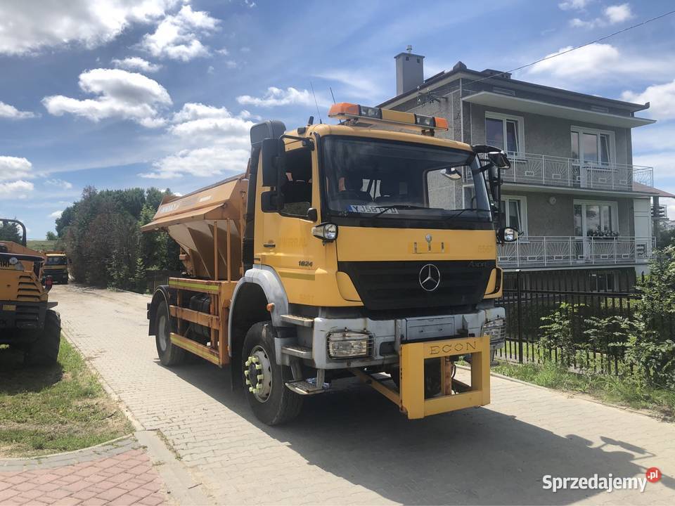 Mercedes Axor 1824 4x4 piaskarka solarka econ Ropczyce