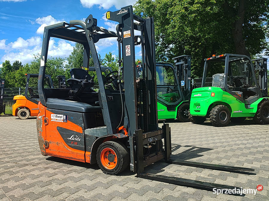 Wózek widłowy elektryczny Linde E16C 16 t 5049 Linde Wózki widłowe małopolskie Kęty