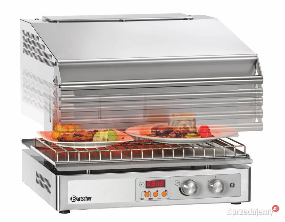 Salamander z windą 2 strefy grzewcze 400V Gastronomia Częstochowa