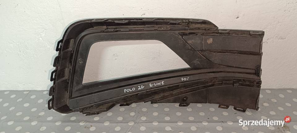VW POLO VI 2G RLINE KARTKA ZDERZAKA LEWA Lubin