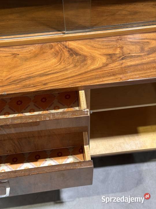 Komoda kredens prl witryna nadstawka patyczak Wrocław