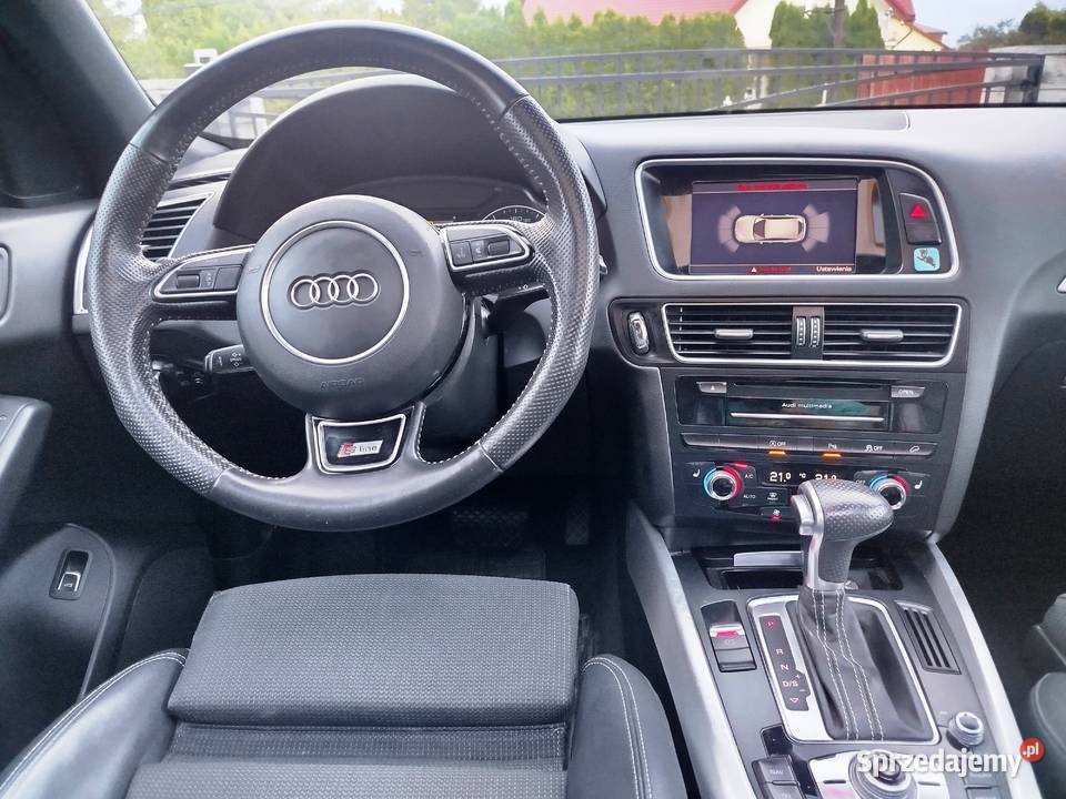 AUDI Q5 20TDI 190 2xSLINE panorama skóra navi sprowadzony Q5 Grabownica Starzeńska
