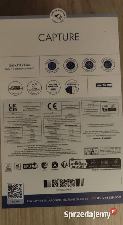 NOWE Panele Quickstep SIG 4750 łódzkie Prucheńsko Duże
