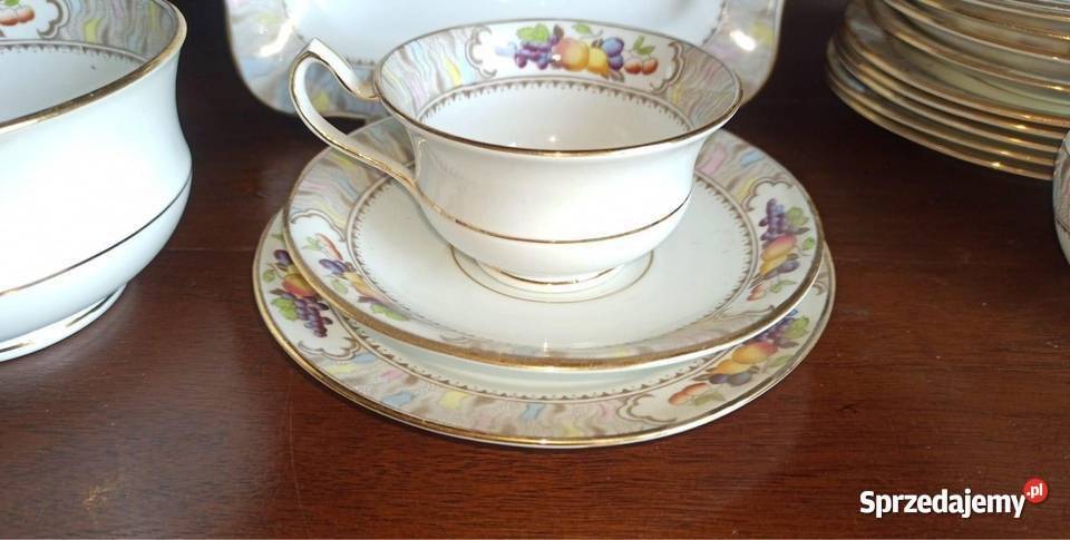 Serwis 6 osób Orchard Fenton England Owoce Gdańsk