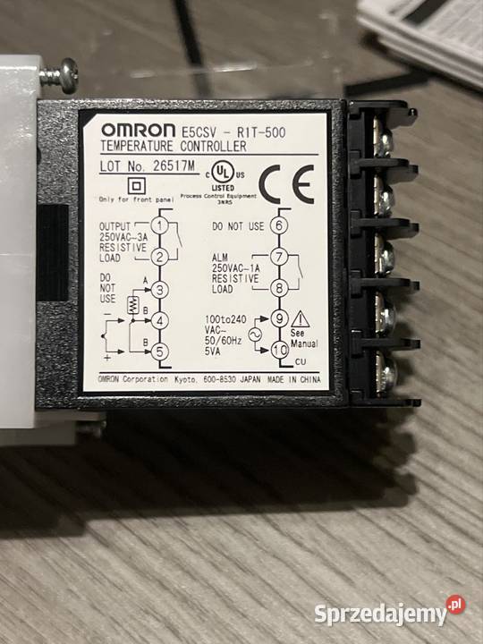 Omron E5CSVR1T500 Regulator Temperatury Zestaw Banie