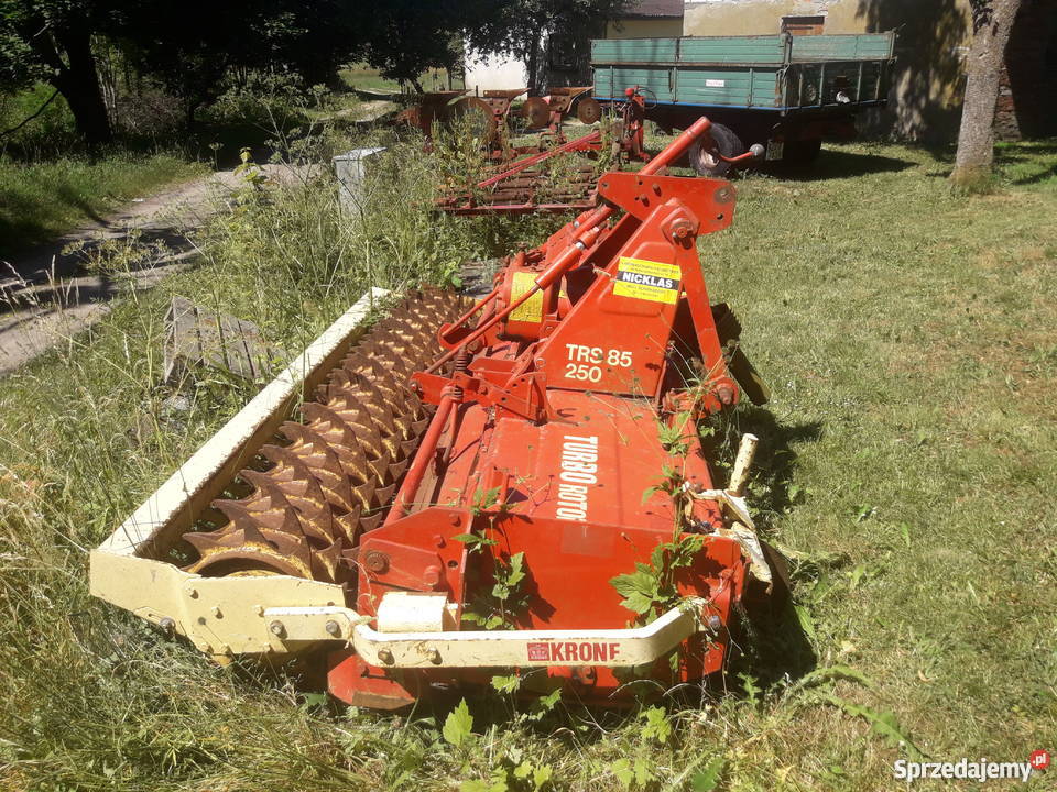 Brona aktywna wirnikowa rototiller Krone 25m Gołogóra sprzedam
