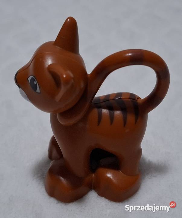 Figurka brązowy kot kotek 46 Lego 323J1 Zabawka Lego Czeladź