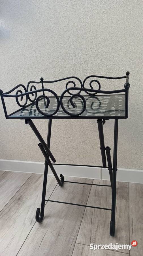 Stolik barek gazetnik szkło metal Kołobrzeg