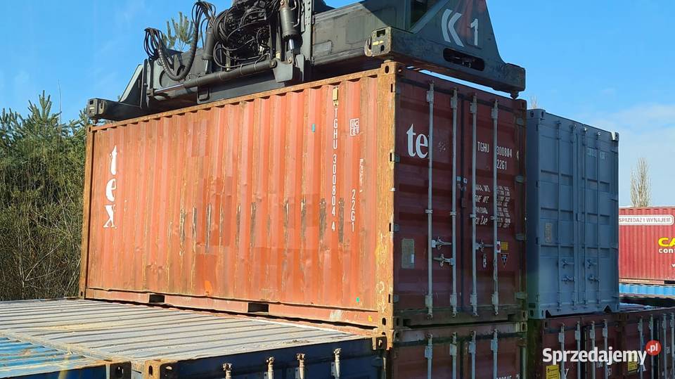 Kontenery morskie 20DV 20DC magazyny o dł 6m Gdańsk sprzedam