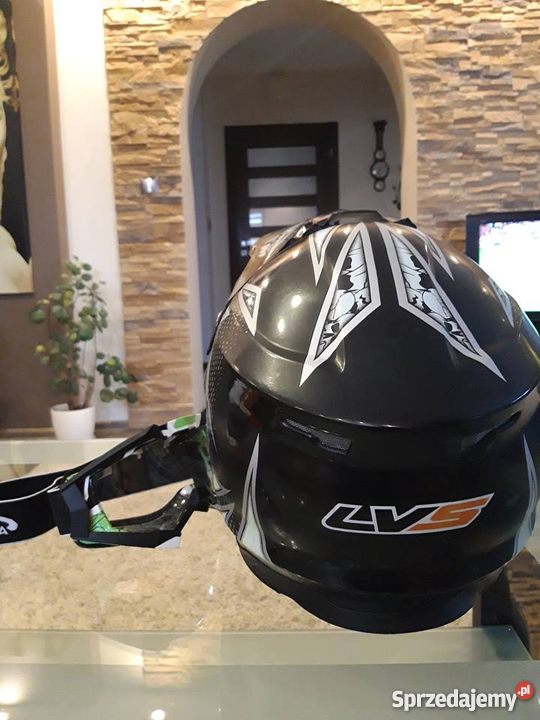 KASK NA MOTOR CROSS ENDURO GARDA SKULL M Olempin