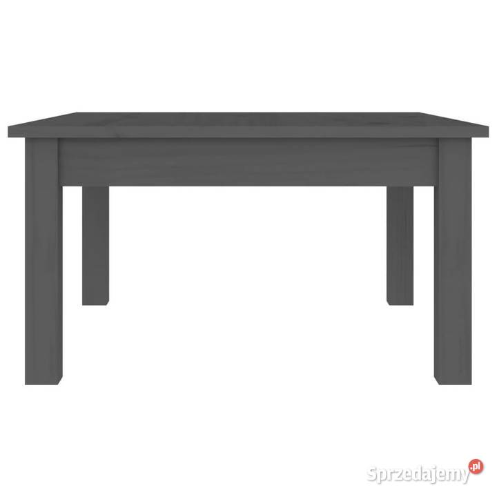 Stolik kawowy szary 55x55x30 lite drewno sosnowe Stoły Warszawa