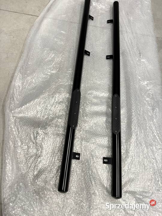 Progi Stopnie Boczne Orurowanie CZARNE z warmińsko-mazurskie Pasłęk