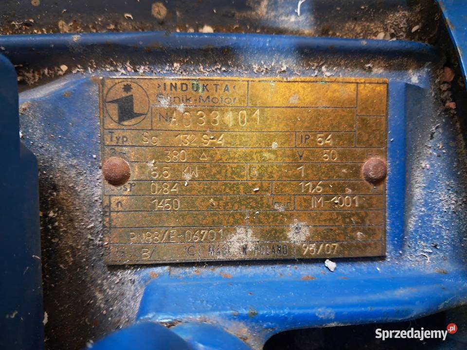 Silnik SG 132 S4 o mocy 55 kW warmińsko-mazurskie Działdowo