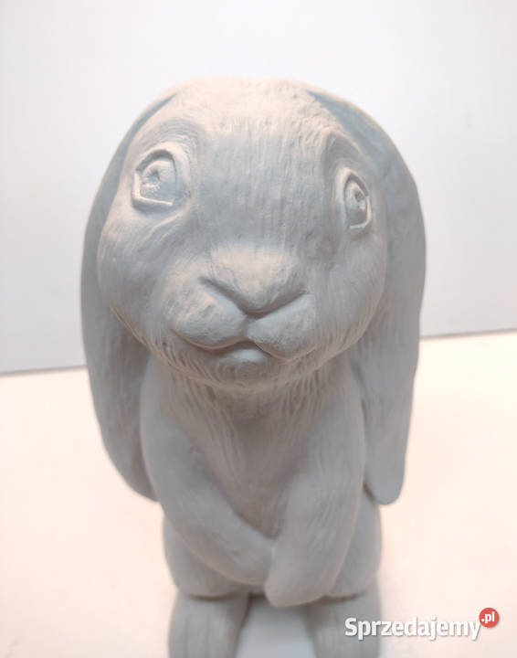 Duży Zając WIELKANOCNY wys29 figura rzeźba kolor Radom