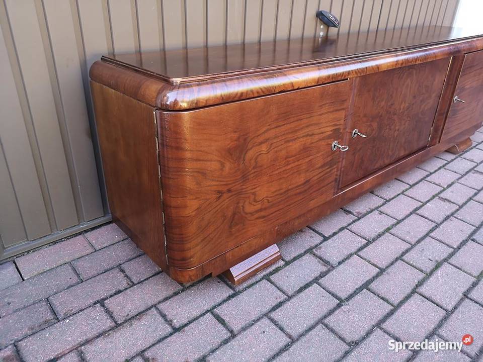 Komoda RTV ARTDECO Niska Orzech 202 Zgrabna Swarzędz