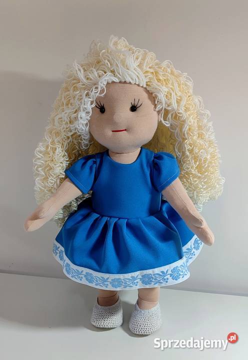 Lalka szmaciana stojąca i siedząca Lipnica