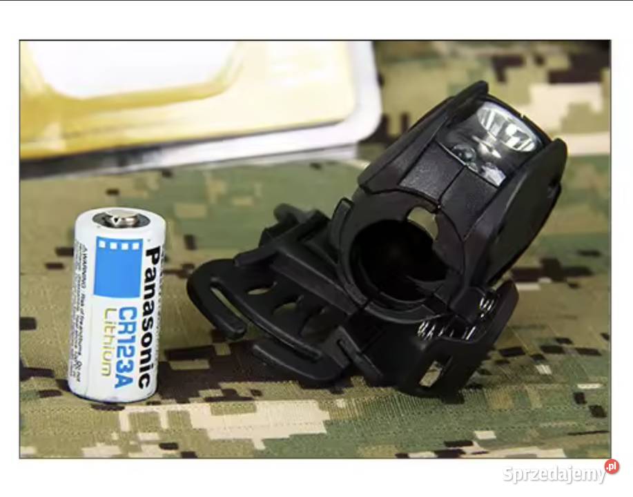 Latarka czołowa LED czołówka taktyczna na kask sprzedam