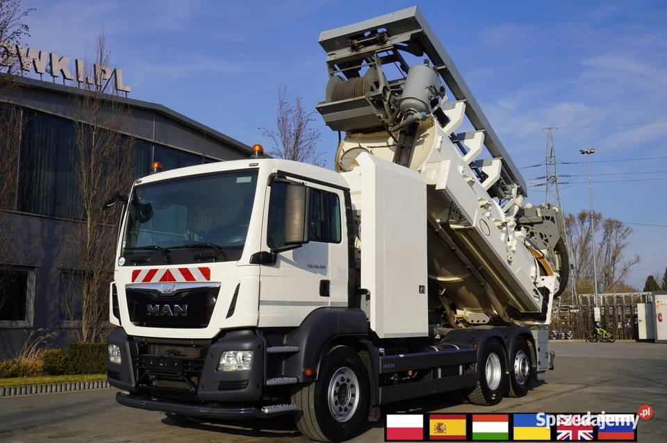 MAN TGS 26360 E6 Zabudowa WUKO Rivard 18 m3 180 radio / CD małopolskie Kraków