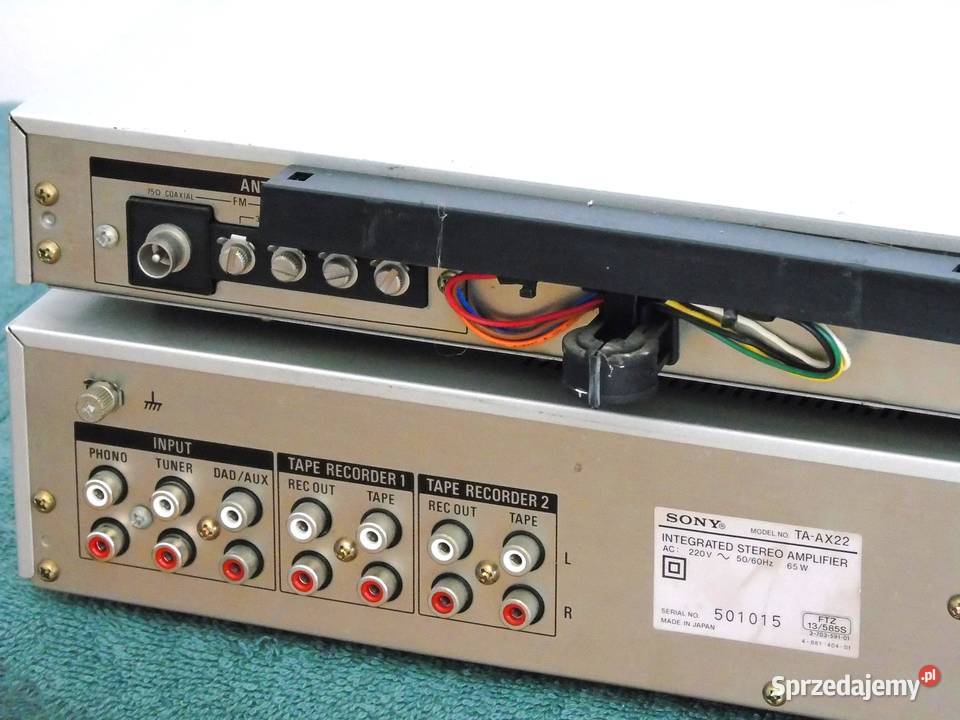 Wzmacniacz i Tuner Sony TAAX22 i STJX22 sprawne Jasło