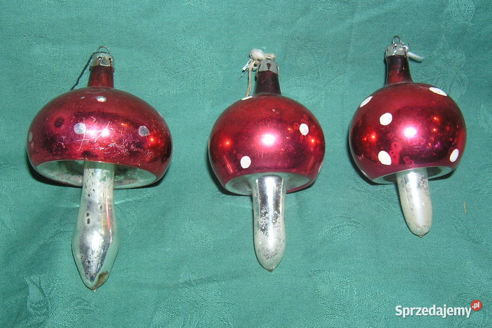 bombki vintage grzybki 01D30 dolnośląskie