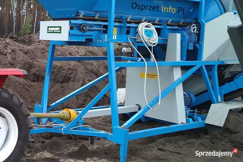 Przesiewacz bębnowy mobilny napęd WOM Olsztyn sprzedam