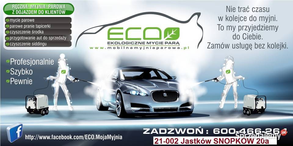 Mobilna myjnia parowa Biznesplan pod dotacje UE