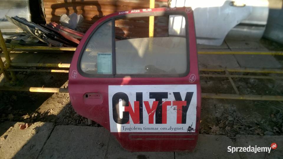 nissan micra k11 1996 1997 1998 2001 drzwi prawe Byków