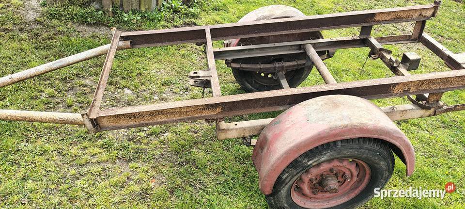 Oś przyczepy pozostałości z przyczepy Kornowac