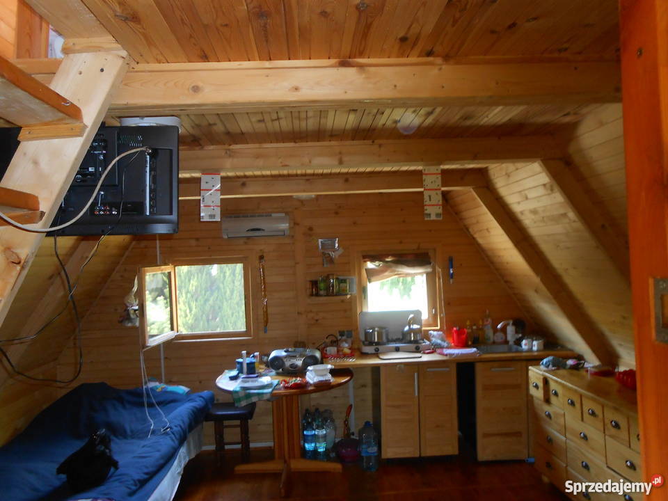 Działka z domkiem jeziorem Grunty i działki Szydłówiec