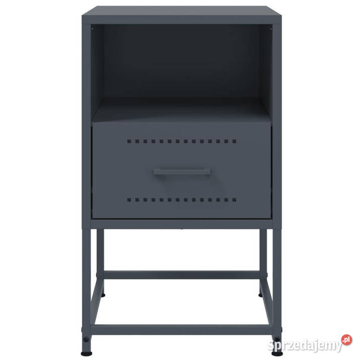 Szafka nocna antracytowa 36x39x605 stal WM846558 mazowieckie Warszawa sprzedam