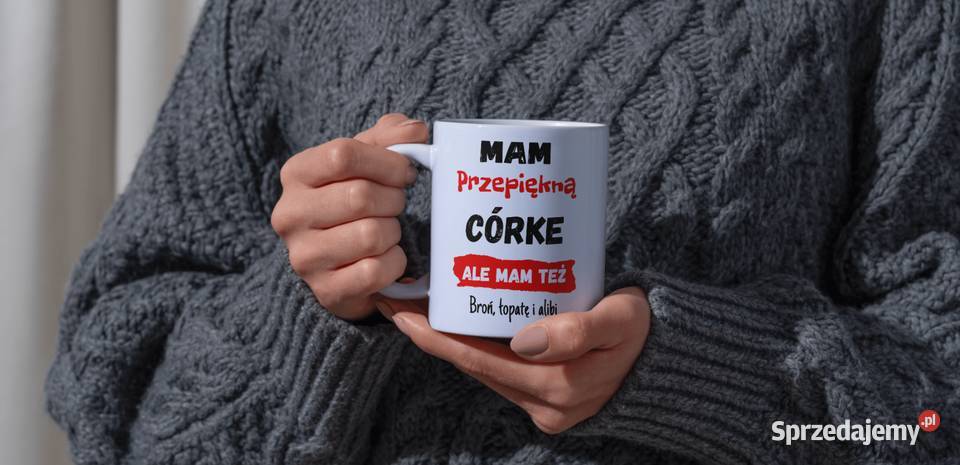 Kubek prezent dziadków Mam przepiękną wnuczkę Kubki Kraków
