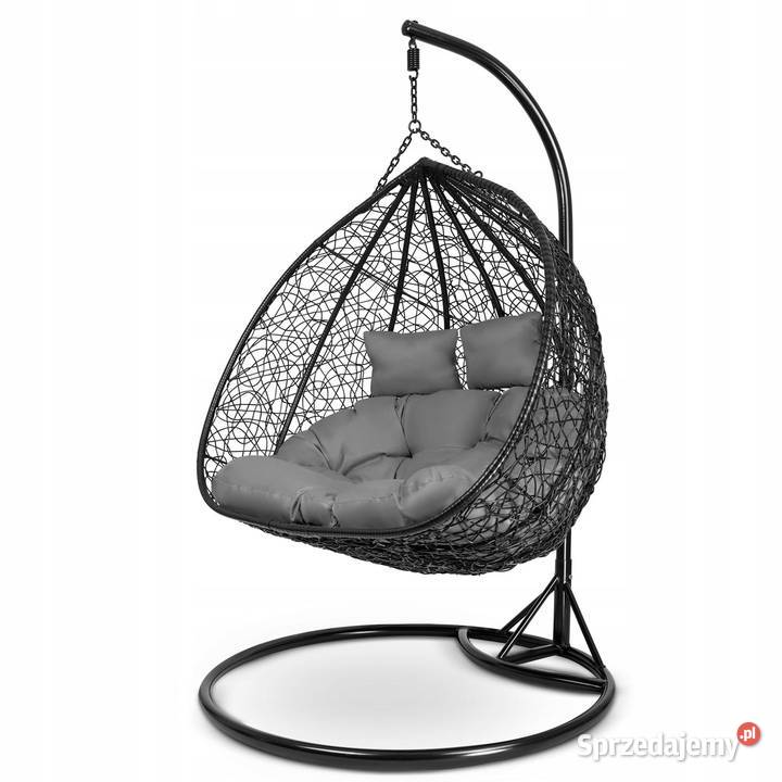 FOTEL OGRODOWY WISZĄCY 2osobowy 200 poduszki mazowieckie