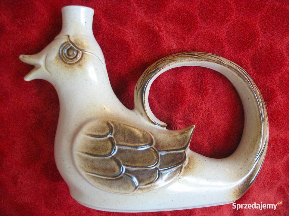 Wazon karafka ptak z 1960 roku 23 x 17 x 9