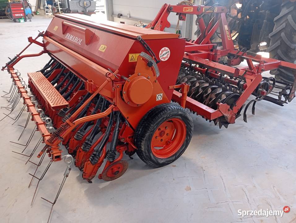 Agregat uprawowo siewny Unia Famarol 3m sprzedam