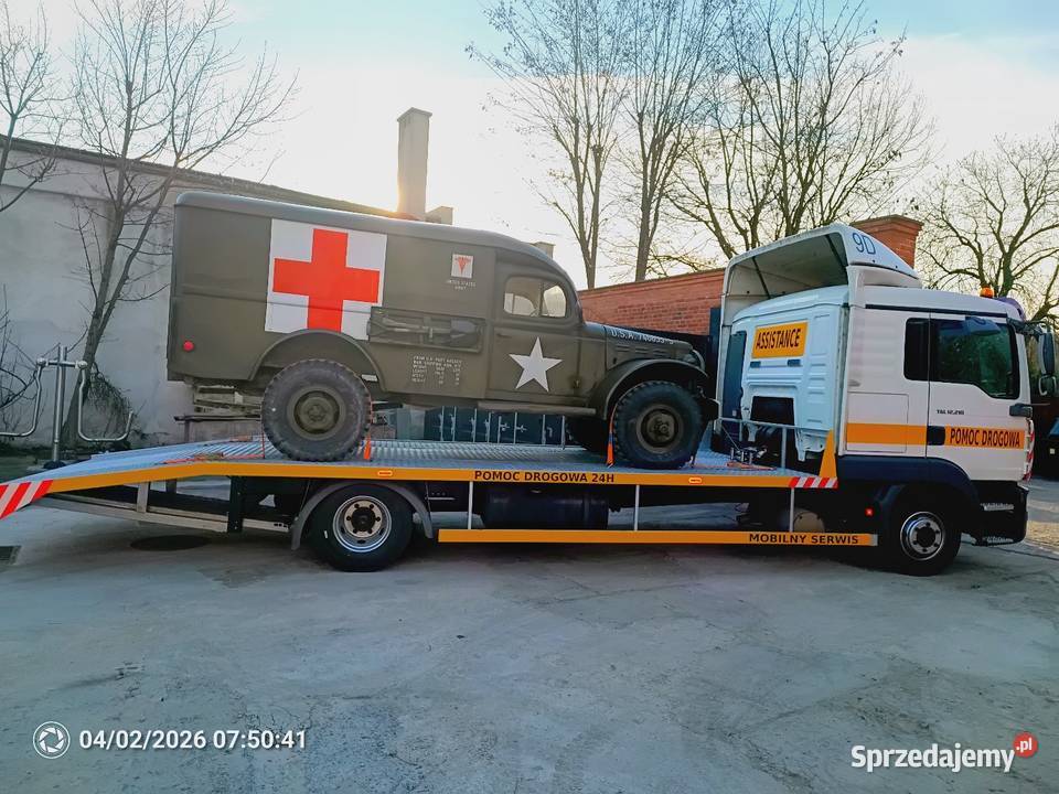 Pomoc drogowa holowanie transport Łódź