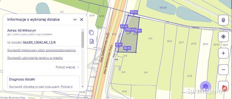 Działka Spółdzielczości Pracy 137 lKEA