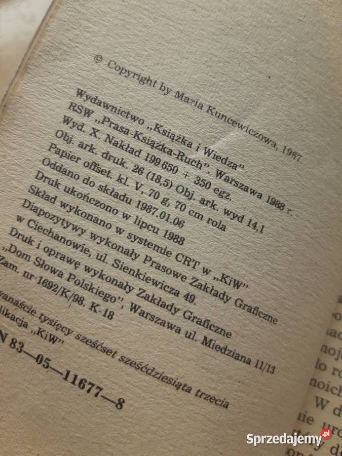 Tristan 1946 Maria Kuncewiczowa 1988 Bielsko-Biała