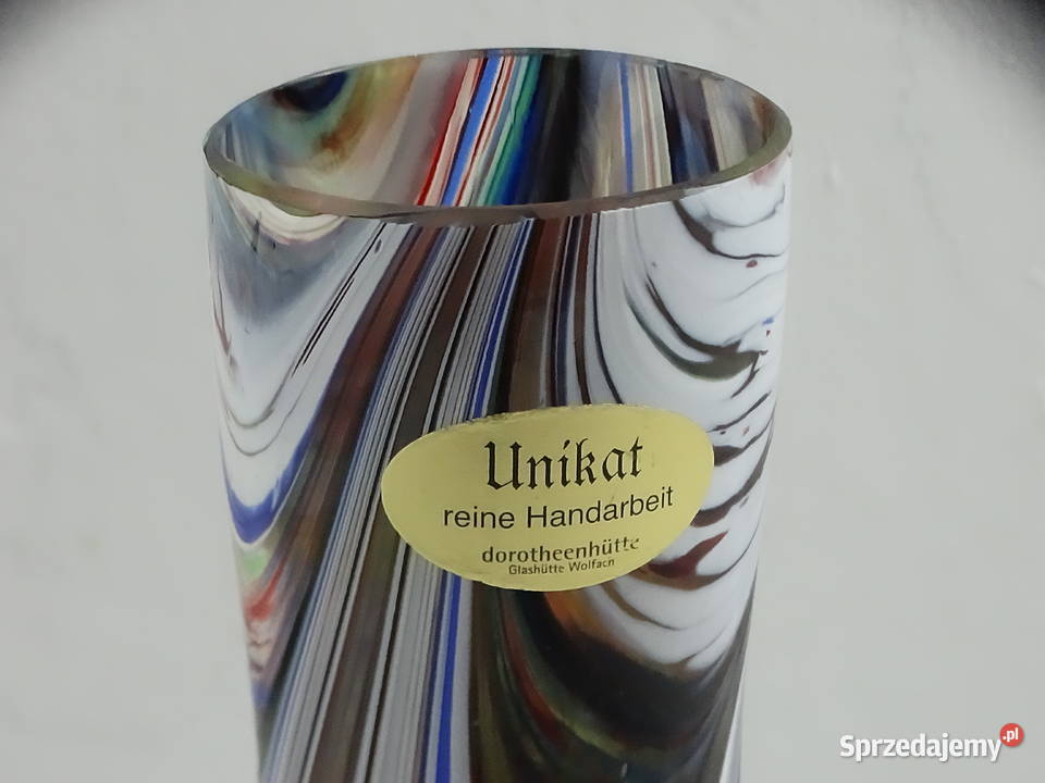 UNIKAT Dorotheenhtte Ręcznie formowany wazon Wyposażenie wnętrz