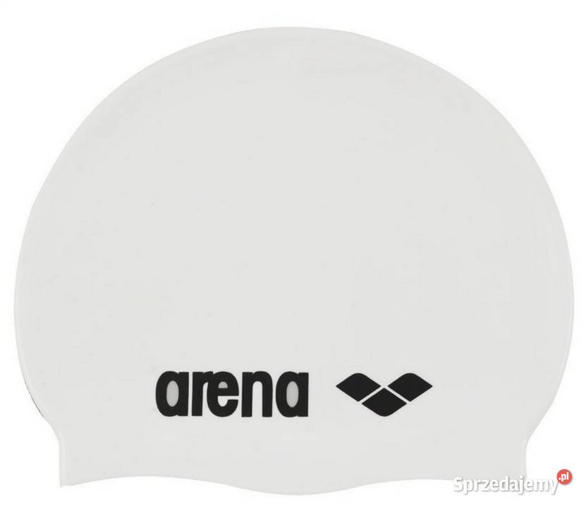 Arena Classic silikonowy czepek pływacki biały