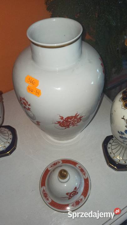 Wazon Amfora Urna Meissen Czerwony Smok Red sprzedam