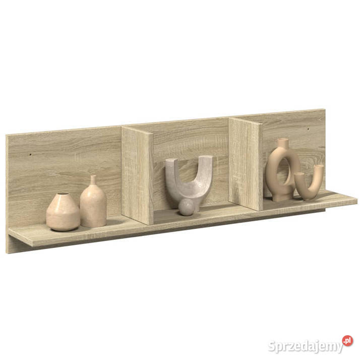Półka ścienna 100x165x30 dąb sonoma WM854861 Warszawa