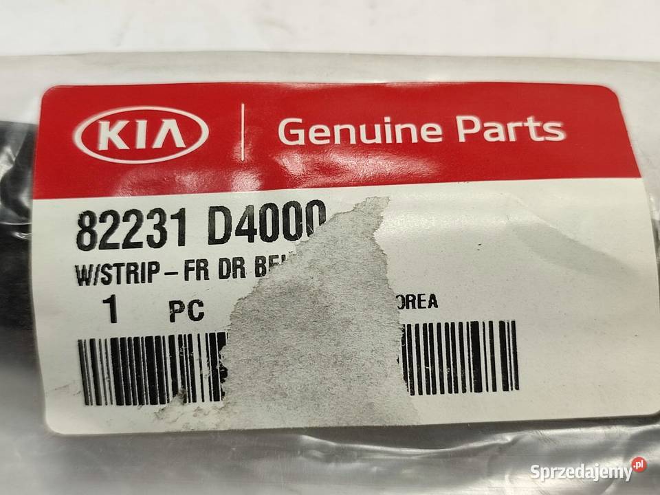 USZCZELKA DRZWI LEWY PRZÓD KIA OPTIMA 20162020 Uszczelki sprzedam