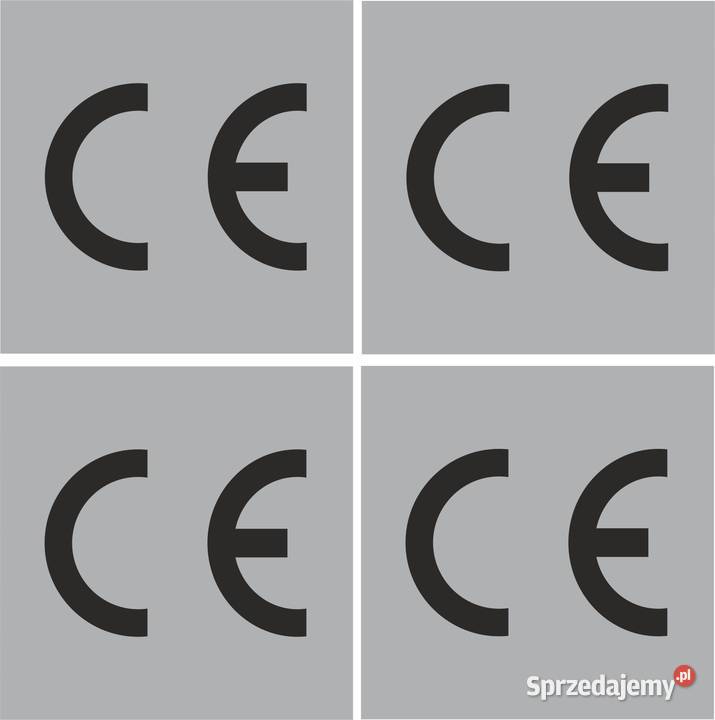 Naklejka etykieta znak CE samoprzylepna 4 1x1 Kamionna