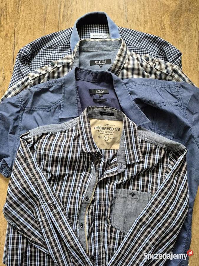 4 koszule męskie casual XL Reserved