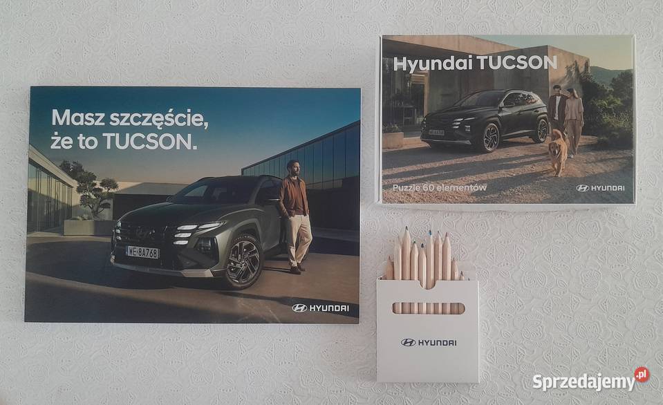 Oryginalny Zestaw Gadżetów Hyundai TUCSON Puzzle Lublin sprzedam