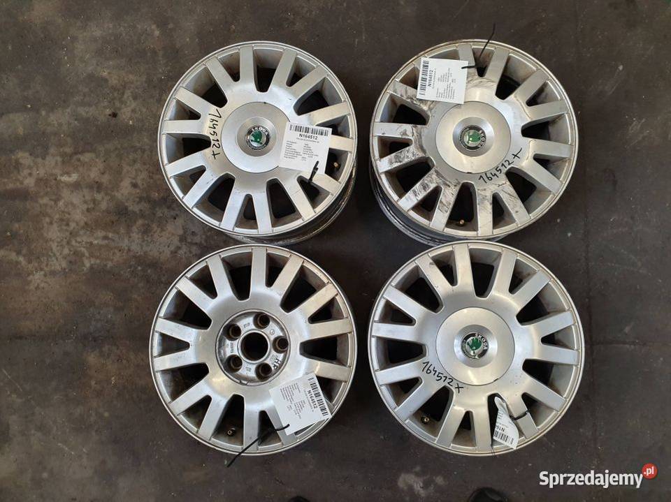 FELGA ALUMINIOWA 16 SKODA SUPERB I 3V0601025 Pozostałe Lipno