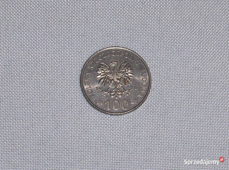 Moneta 100 Władysław I Łokietek z 1986r łódzkie Łódź sprzedam