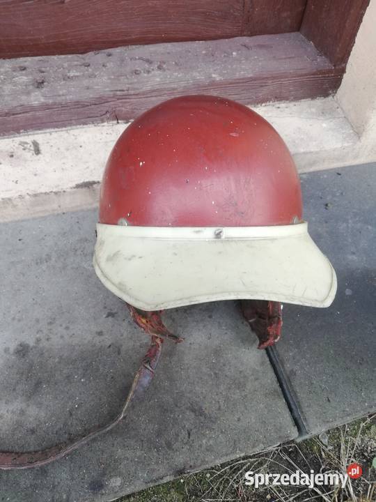 Kask prl z daszkiem czeski łódzkie Skierniewice